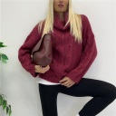 maglione collo ad anello tracy